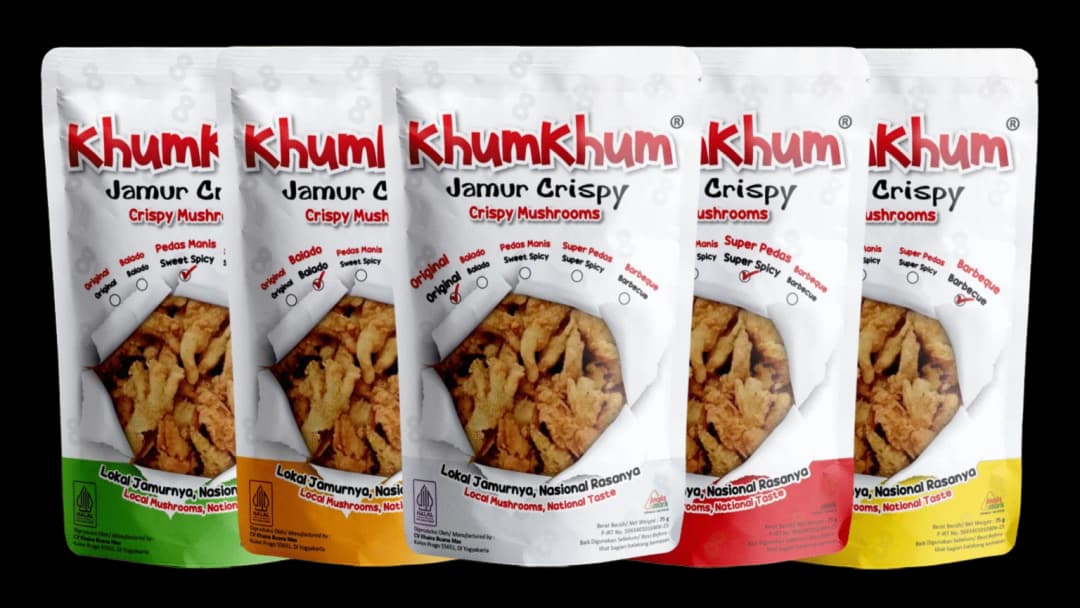 KhumKhum Jamur Crispy 5 Varian Rasa
